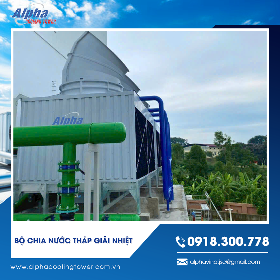 Bộ chia nước tháp giải nhiệt
