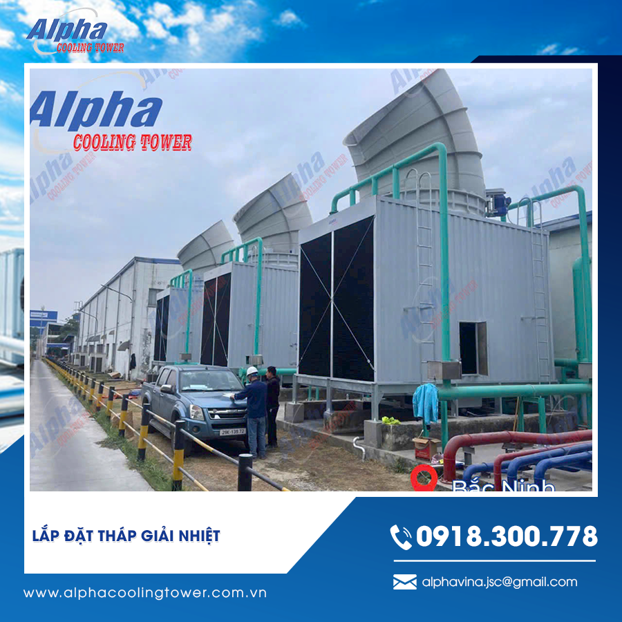 Lắp đặt tháp giải nhiệt chất lượng, đạt hiệu quả làm mát cao Lắp đặt tháp giải nhiệt chất lượng, đạt hiệu quả làm mát cao