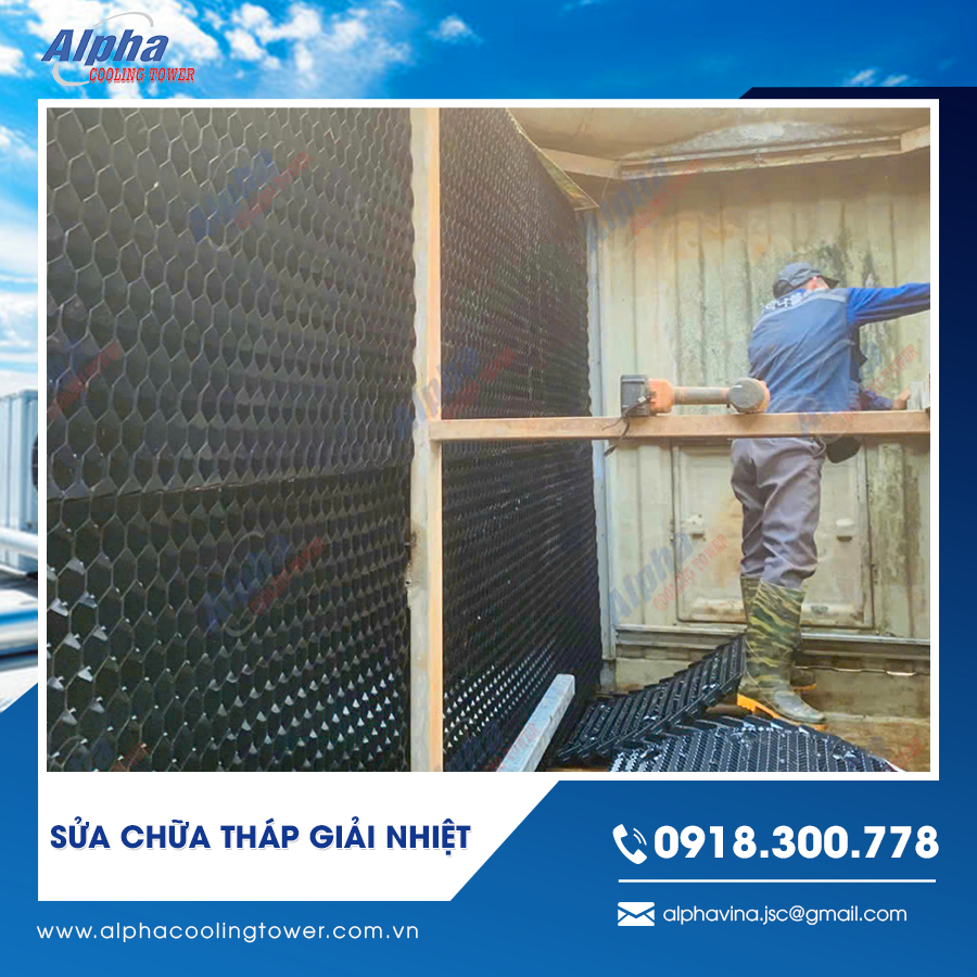 Sửa chữa tháp giải nhiệt chuyên nghiệp