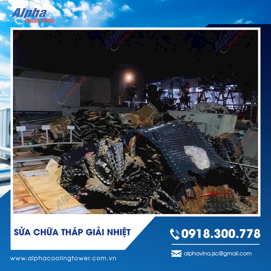 Sửa chữa tháp giải nhiệt chuyên nghiệp