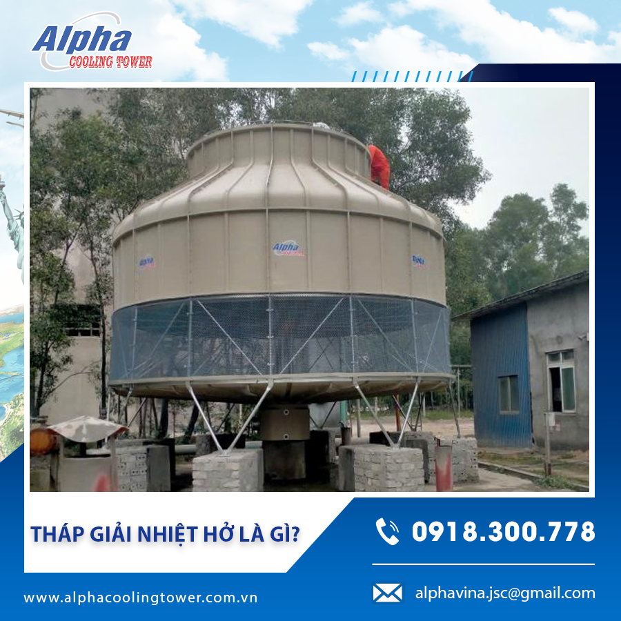 Hình ảnh tháp giải nhiệt hở trong khu công nghiệp Hình ảnh tháp giải nhiệt hở trong khu công nghiệp