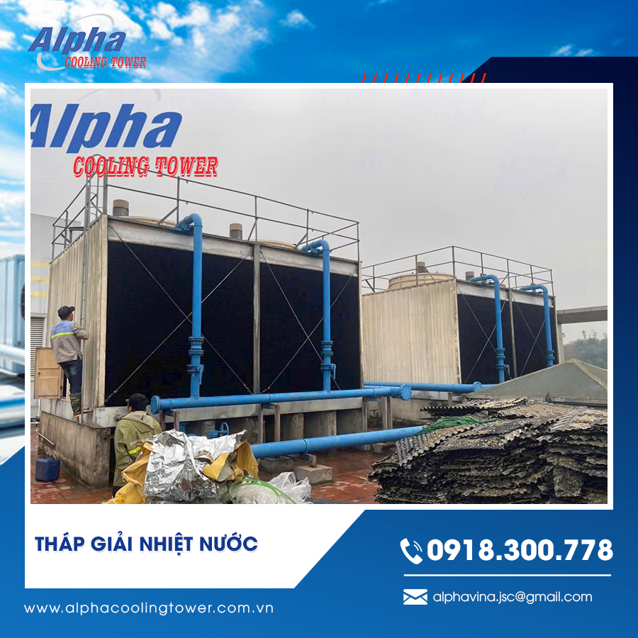 Lắp đặt tháp giải nhiệt nước giá tốt nhất
