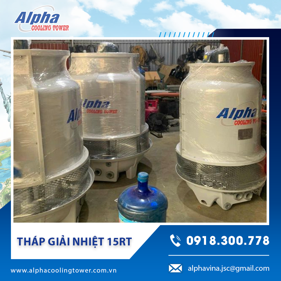 Ứng dụng tháp giải nhiệt 15RT trong dây chuyền chế biến thực phẩm