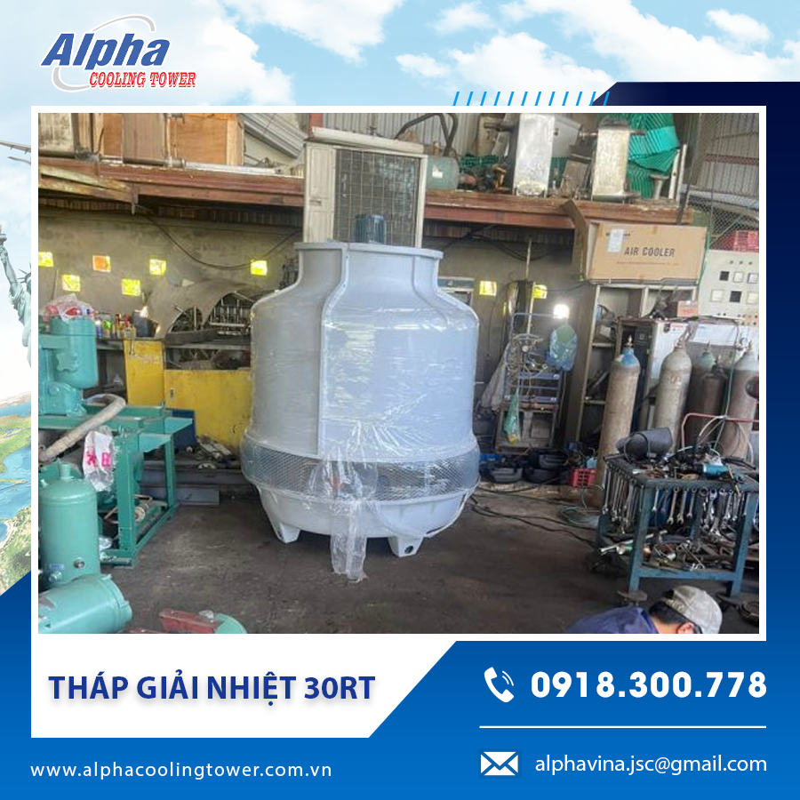 Ứng dụng tháp giải nhiệt 30RT trong dây chuyền chế biến thực phẩm công nghiệp
