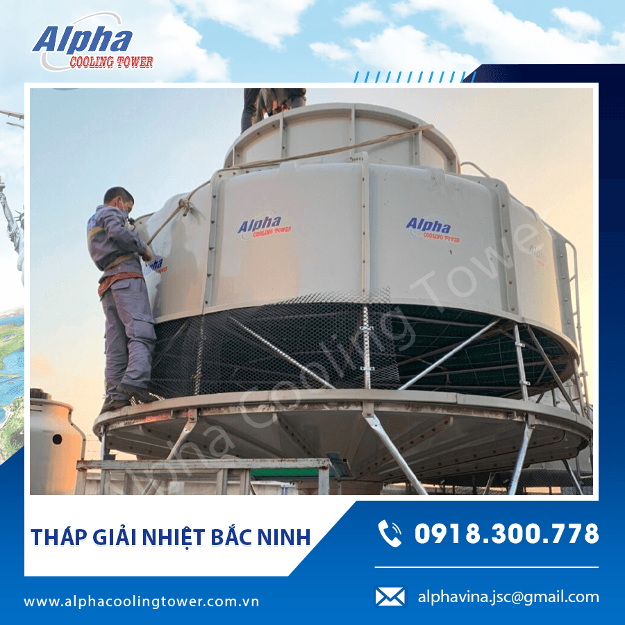 Quá trình bảo hành, sửa chửa tháp giải nhiệt tại Bắc Ninh