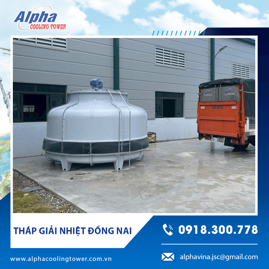 Tháp giải nhiệt chuẩn bị lắp đặt tại khu công nghiệp Tháp giải nhiệt chuẩn bị lắp đặt tại khu công nghiệp