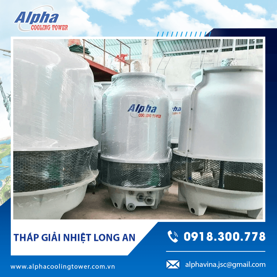 Mẫu tháp giải nhiệt Long An phù hợp sử dụng trong khu công nghiệp