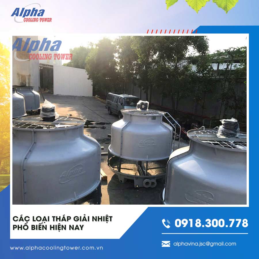 Các loại tháp giải nhiệt phổ biến