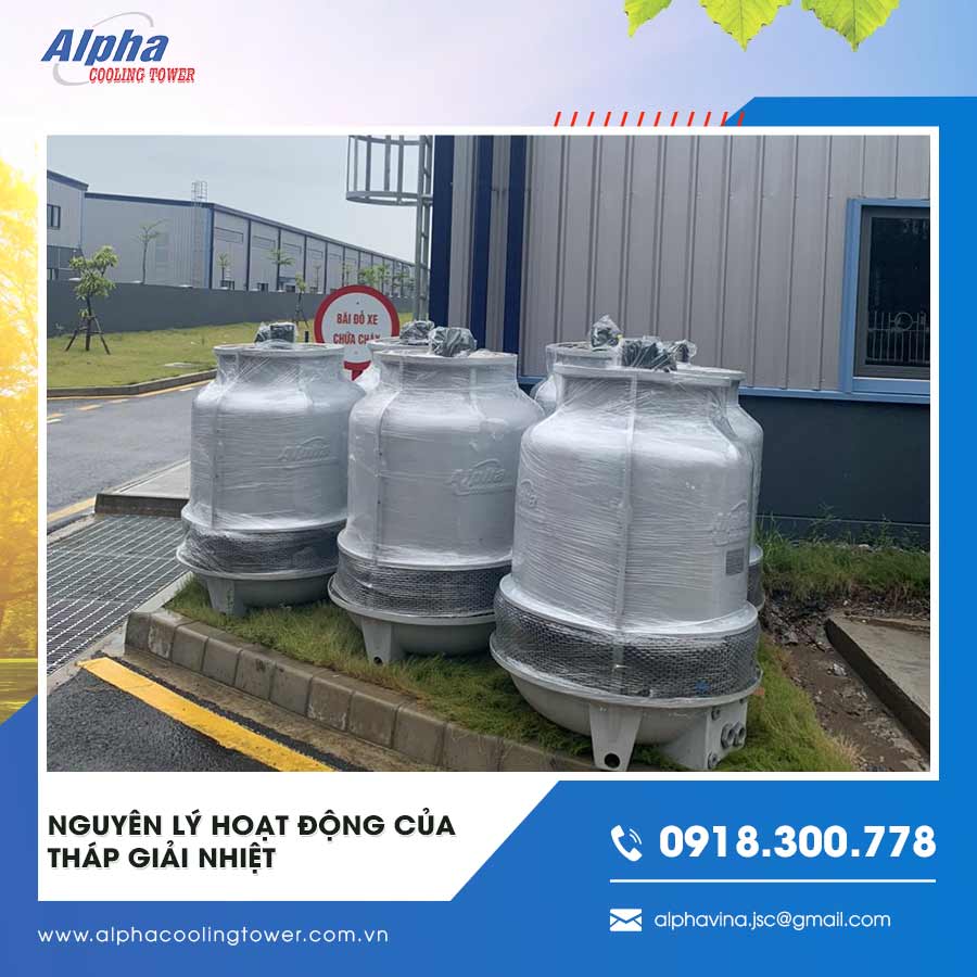 Nguyên lý hoạt động của tháp giải nhiệt