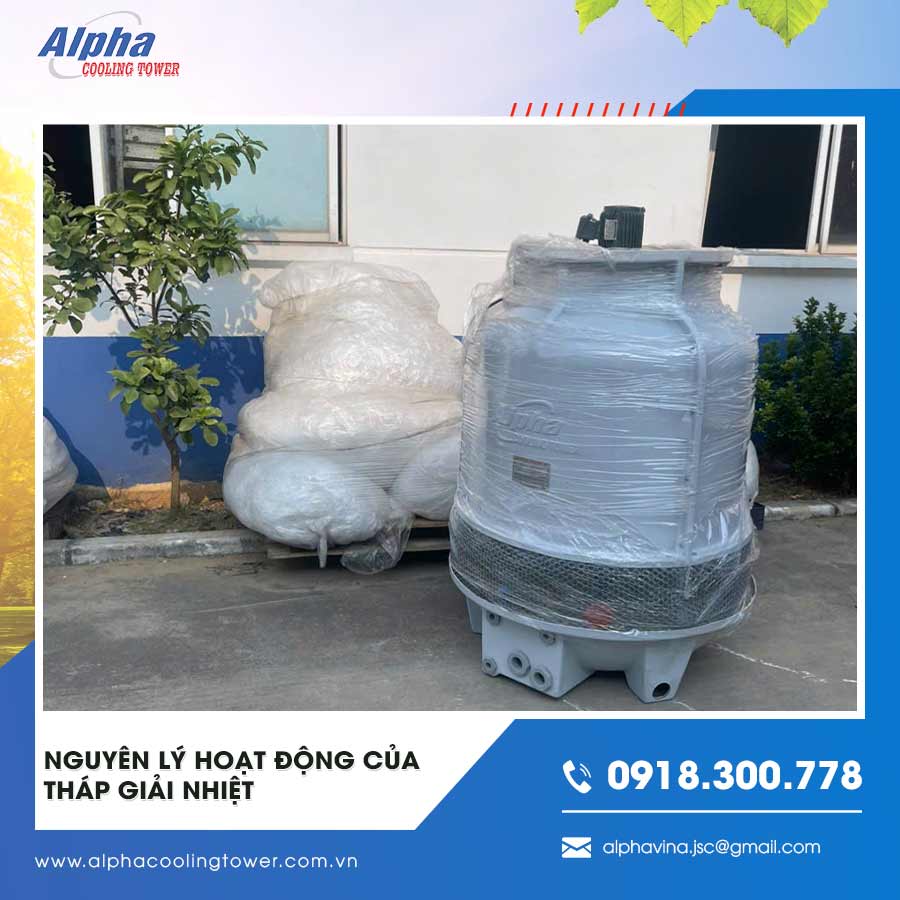 Nguyên lý hoạt động của tháp giải nhiệt