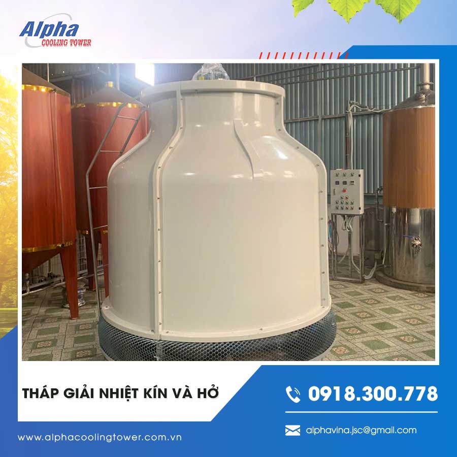 Tháp giải nhiệt kín và hở