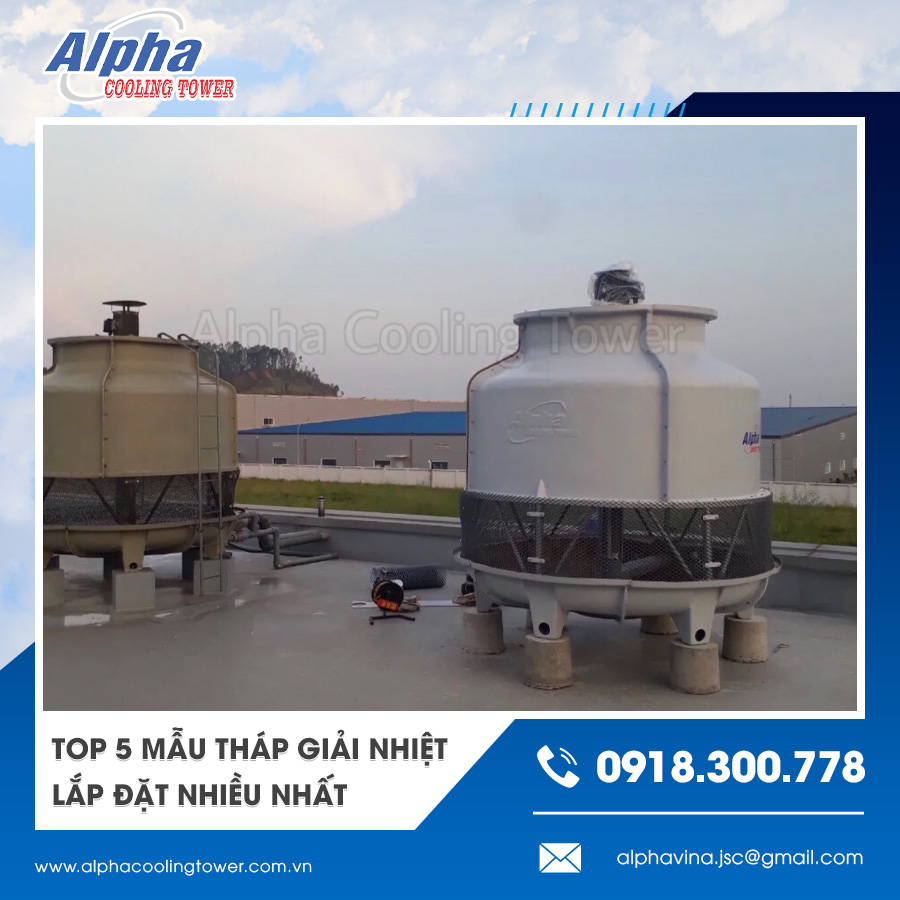 Lắp đặt tháp giải nhiệt chất lượng cao