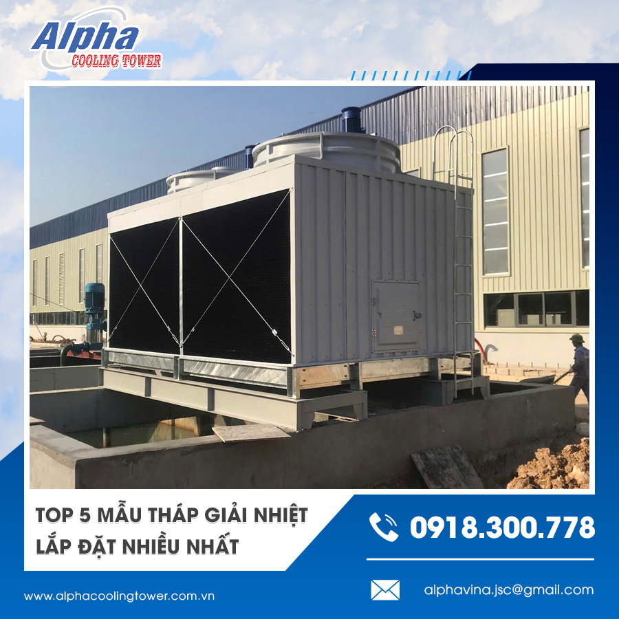 Hệ thống tháp giải nhiệt tiết kiệm điện năng và bền bỉ